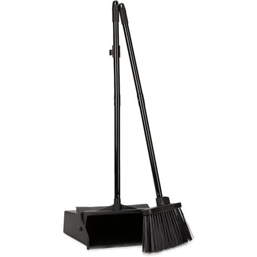 Upright Dustpan and Broom Set Floor Cleaning Office Restaurant Janitorial 36 Inc